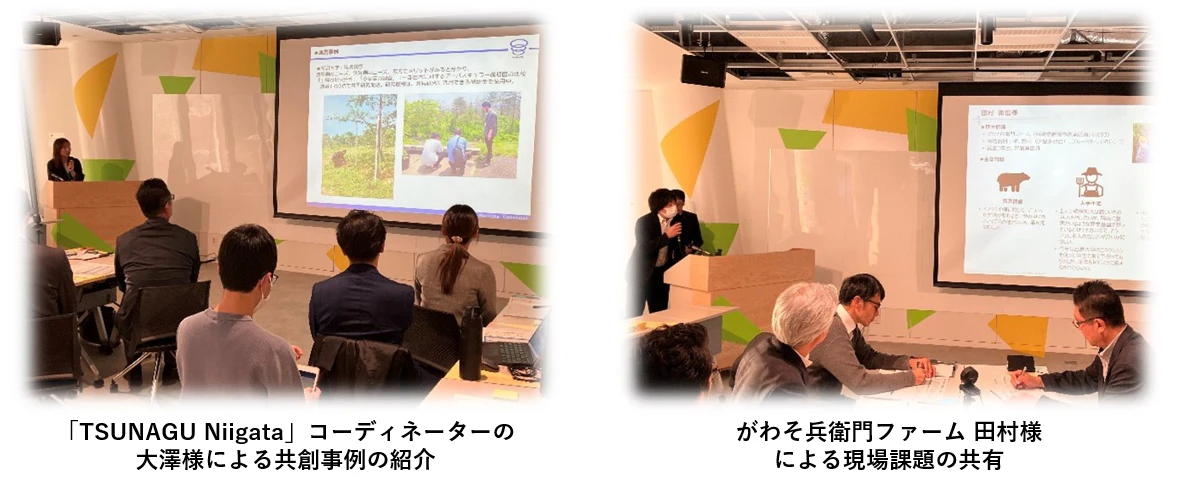 農業経営者の課題解決マッチングイベント 学びと交流の場「SANKAKU」で共創イベントを開催しました